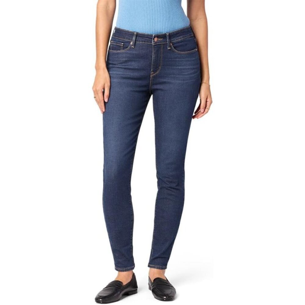 Womens Plus Size Skinny Jeans Cotton Blend Slim Fit Tummy Control Casual